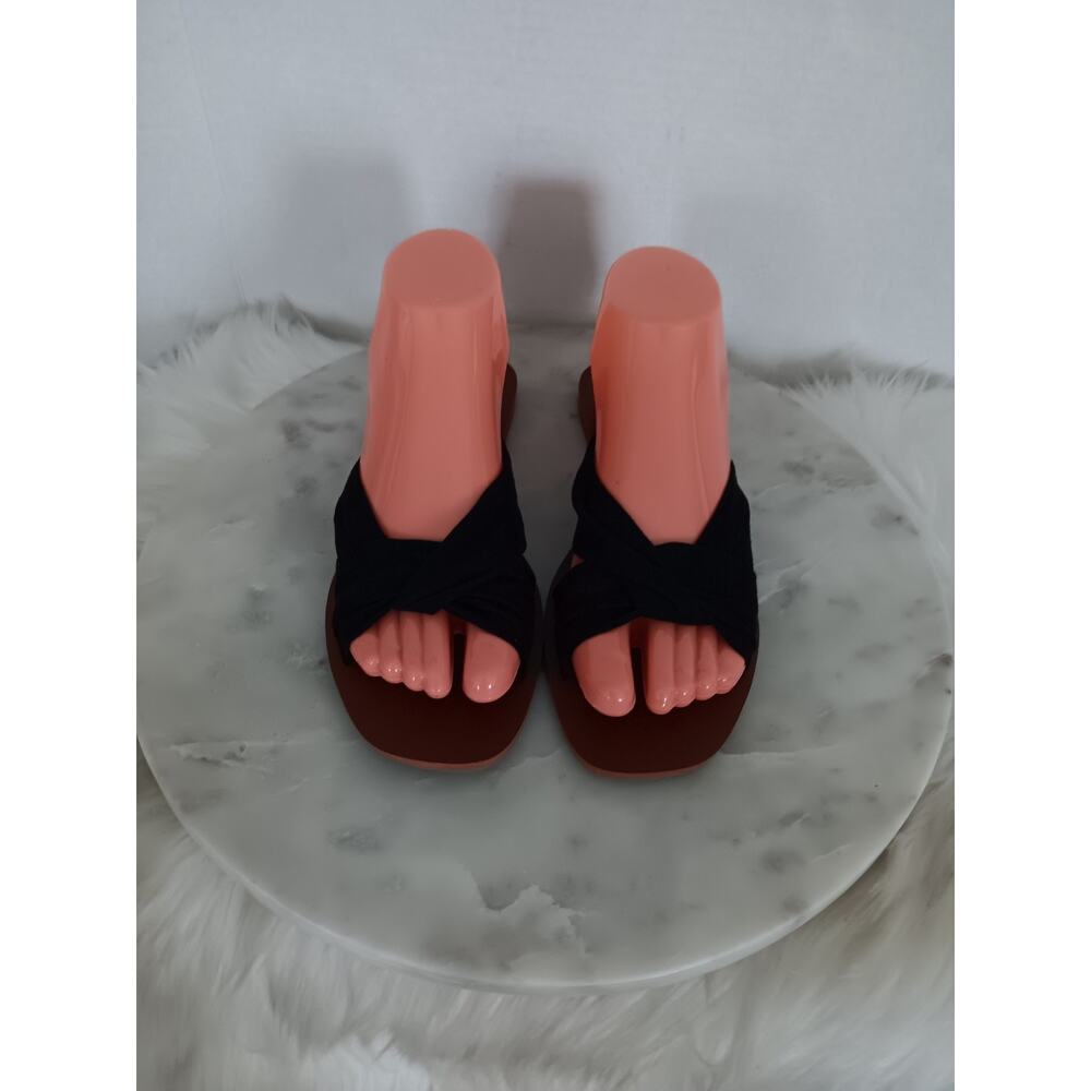 Wonderfly Garland Womens Size 6 Slide Slip On Sandals Black Fabric